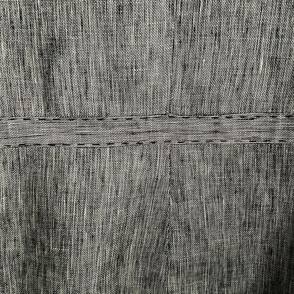 KASPER 100% LINEN GREY/BLACK 3/4 SLEEVE BLAZER SIZE 18‎ - Picture 9 of 13
